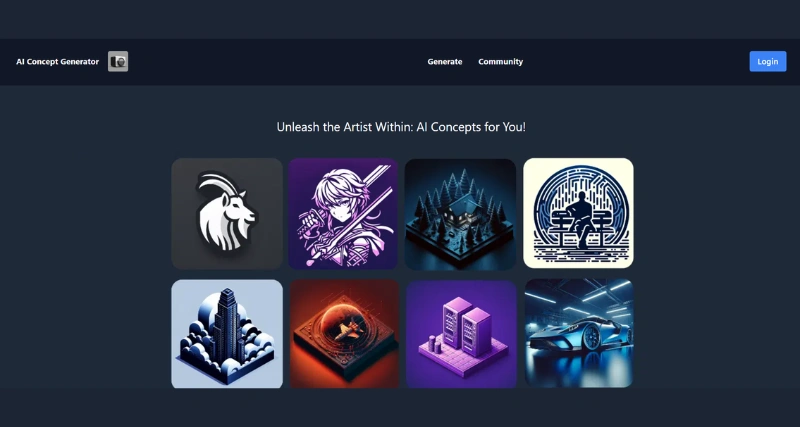 AI Concept Generator - AI Tool Preview