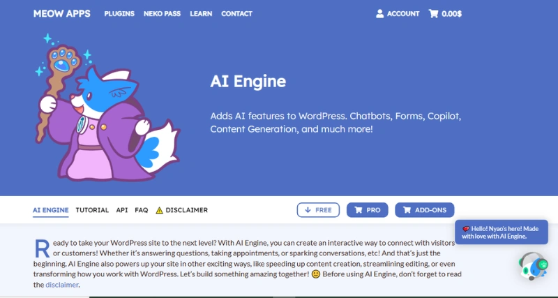 AI Engine - AI Tool Preview