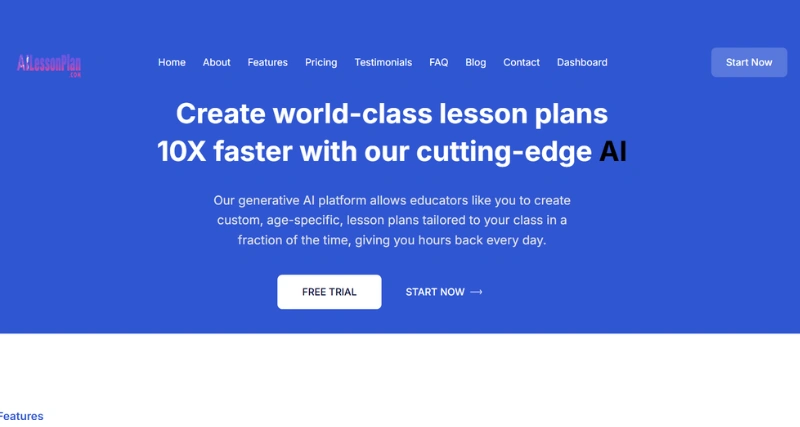 AI Lesson Plans - AI Tool Preview