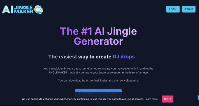 AI JINGLE MAKER - AI Tool Preview