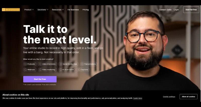 Riverside - AI Tool Preview