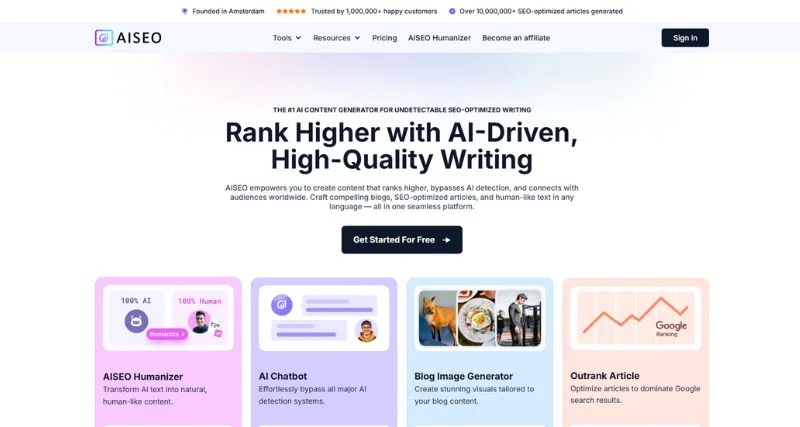 AISEO - AI Tool Preview