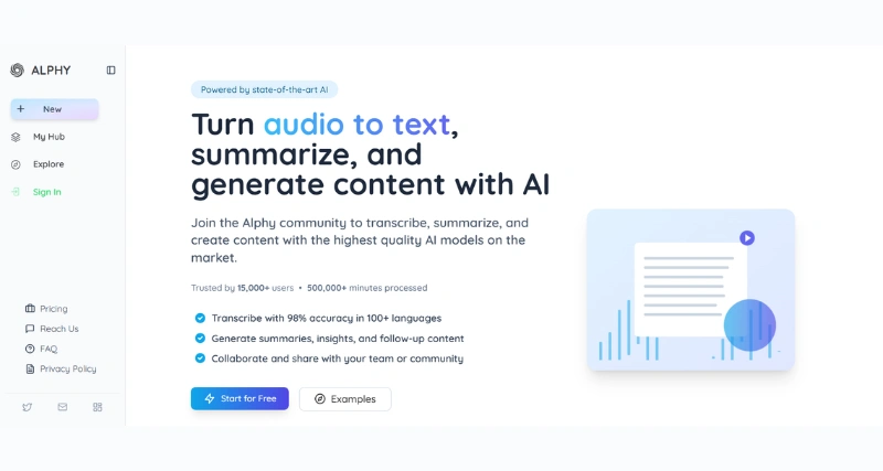 Alphy - AI Tool Preview