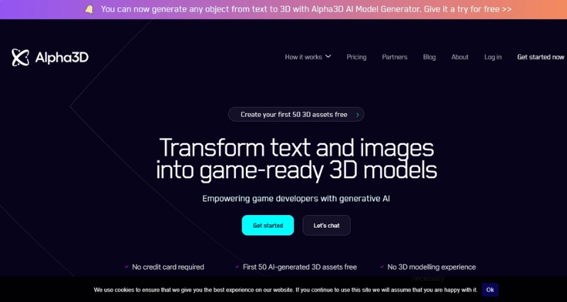 Alpha3D - AI Tool Preview