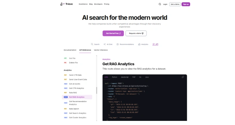 Trieve - AI Tool Preview