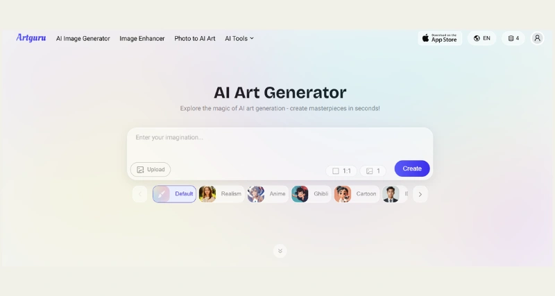 Artguru - AI Tool Preview