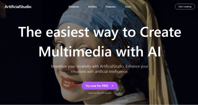 ArtificialStudio - AI Tool Preview