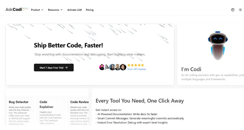 AskCodi - AI Tool Preview
