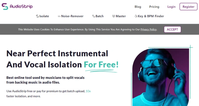 AudioStrip - AI Tool Preview