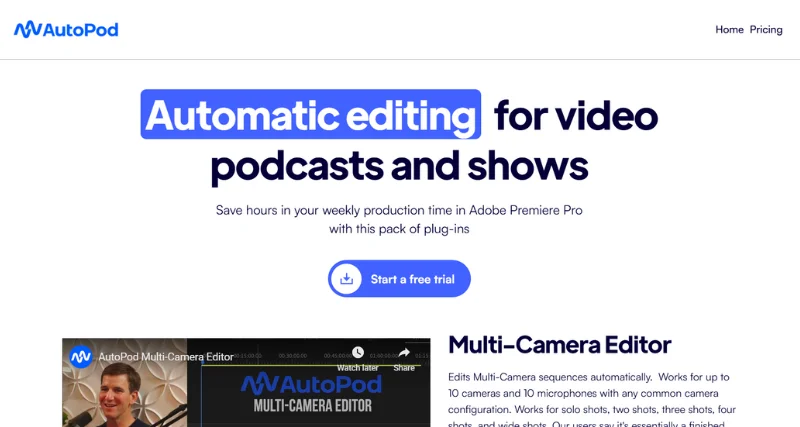 AutoPod - AI Tool Preview