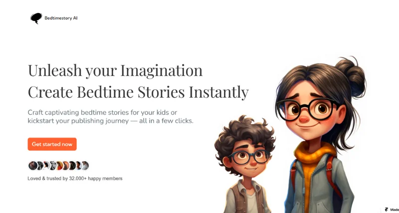 BedtimeStory AI - AI Tool Preview
