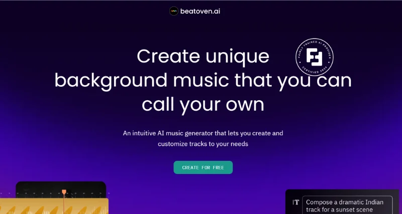 Beatoven.ai - AI Tool Preview