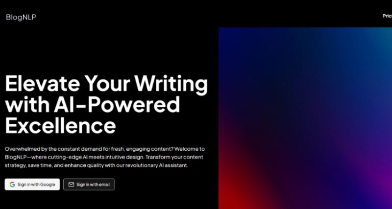 BlogNLP - AI Tool Preview