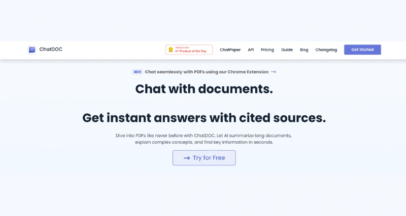 ChatDOC - AI Tool Preview