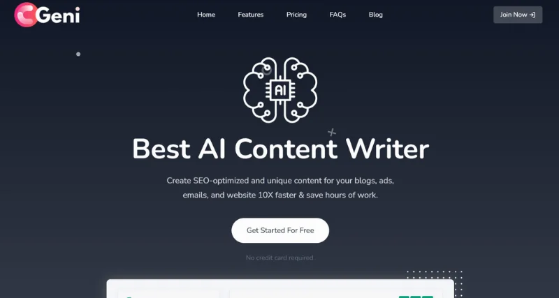 ContentGeni - AI Tool Preview