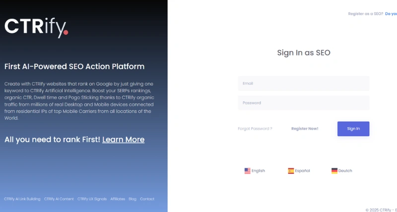 CTRify - AI Tool Preview