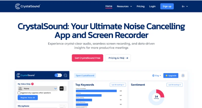 CrystalSound - AI Tool Preview