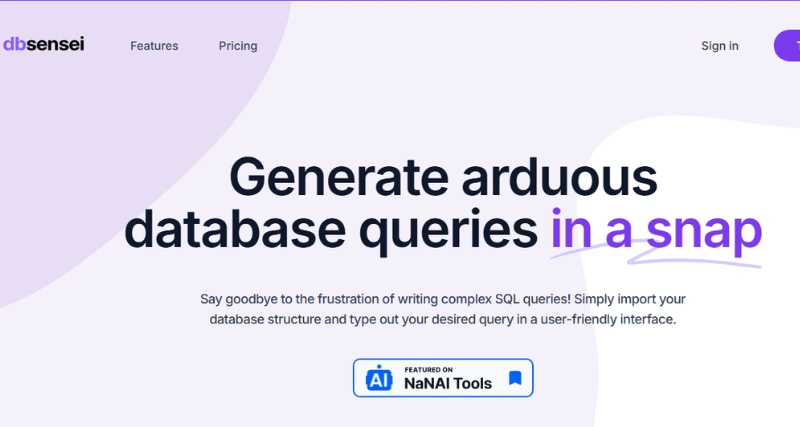 dbsensei - AI Tool Preview