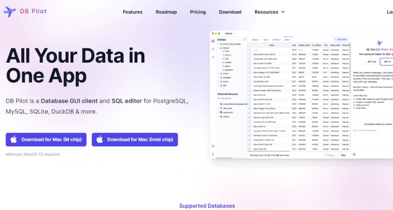 DB Pilot - AI Tool Preview