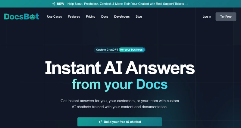 DocsBot AI - AI Tool Preview