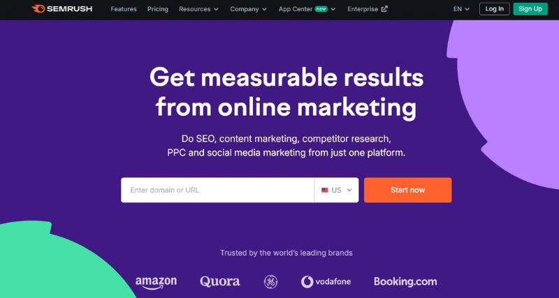 Ecommerce Booster | SEMRUSH - AI Tool Preview