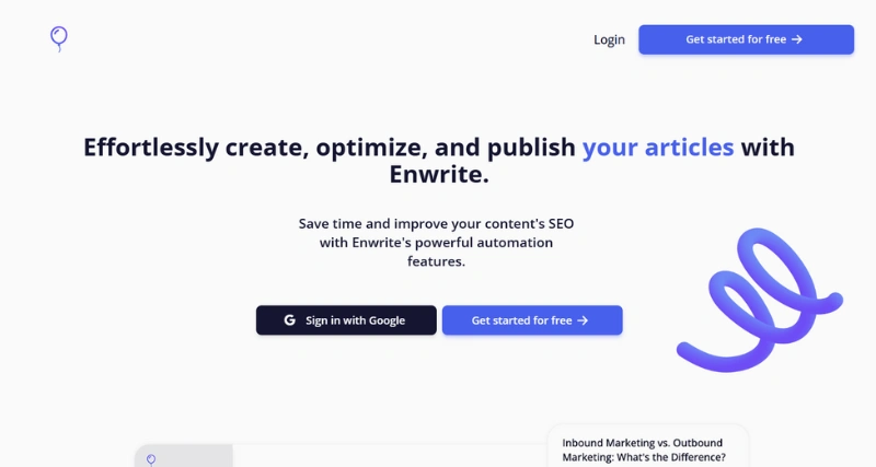 Enwrite - AI Tool Preview