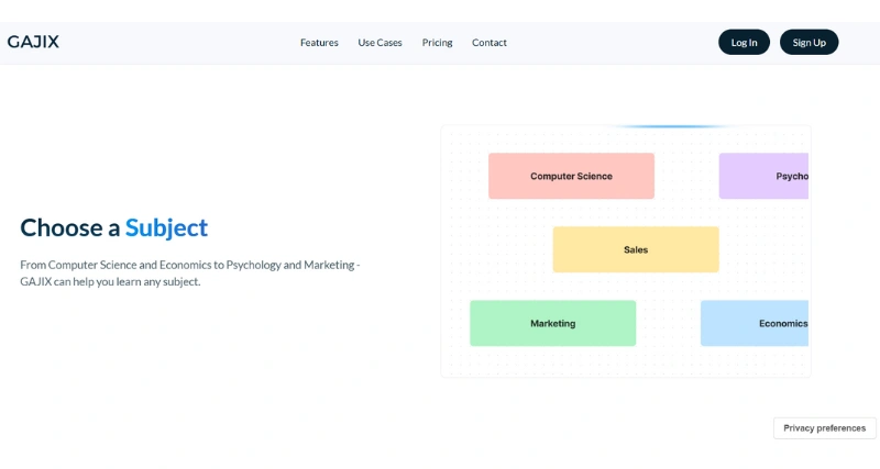 GAJIX - AI Tool Preview