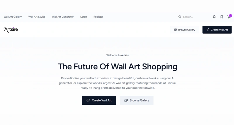 Artsire - AI Tool Preview