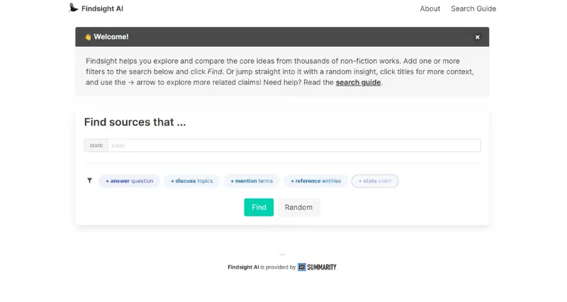 Findsight AI - AI Tool Preview