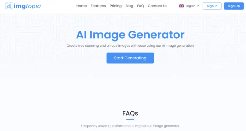IMGtopia - AI Tool Preview