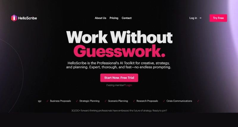 HelloScribe - AI Tool Preview