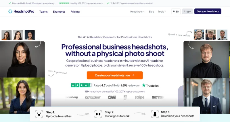 Headshot Pro - AI Tool Preview