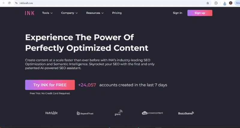 INK - AI Tool Preview