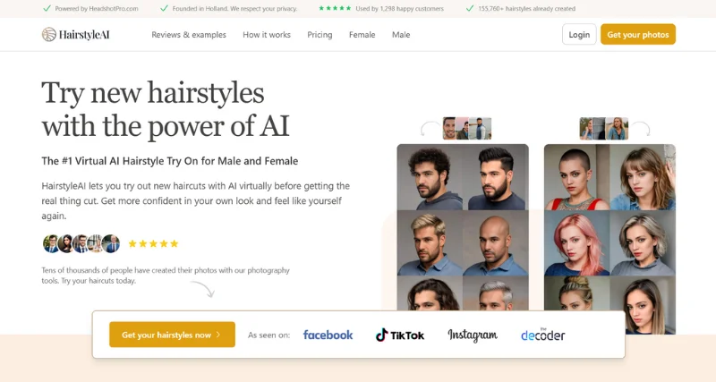 HairstyleAI - AI Tool Preview