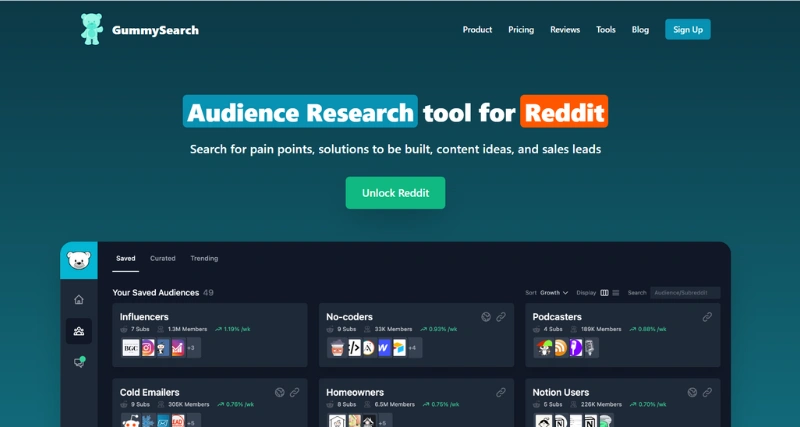 GummySearch - AI Tool Preview