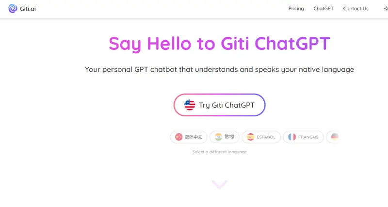 Giti.ai - AI Tool Preview