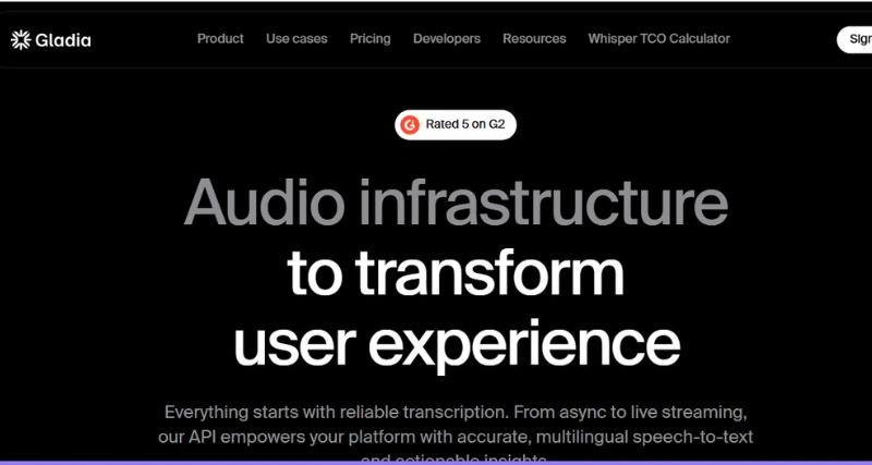 Gladia - AI Tool Preview