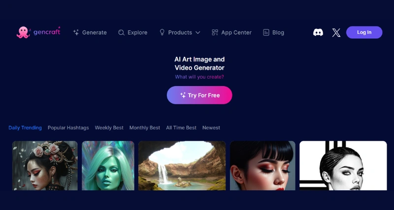 Gencraft - AI Tool Preview