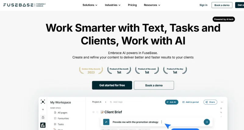 FuseBase - AI Tool Preview