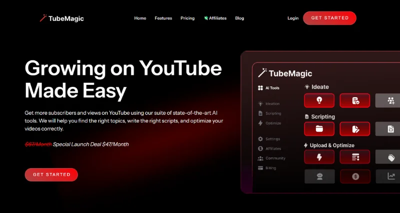 TubeMagic - AI Tool Preview