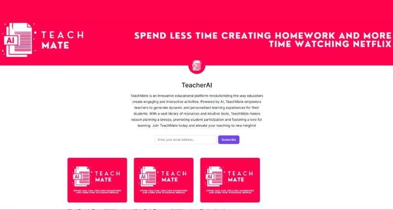 Teachmate AI - AI Tool Preview