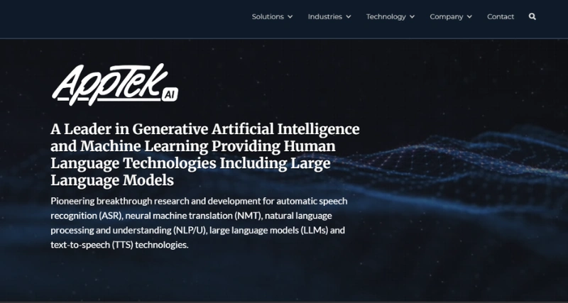 AppTek - AI Tool Preview