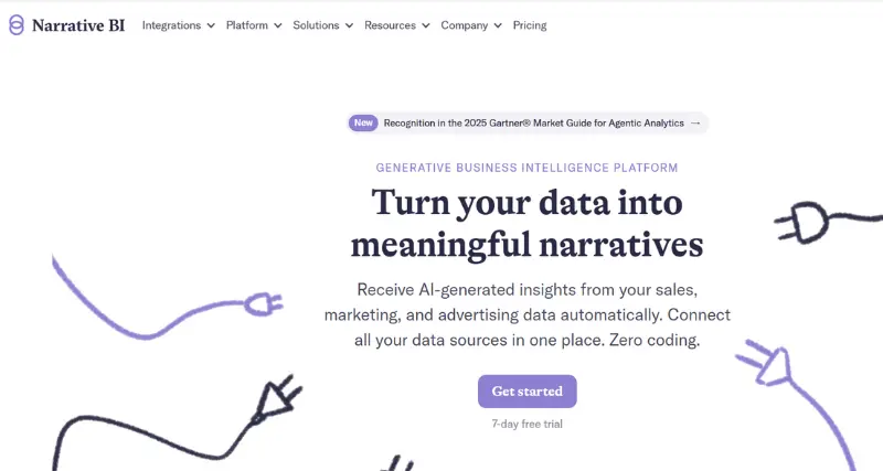 Narrative BI - AI Tool Preview