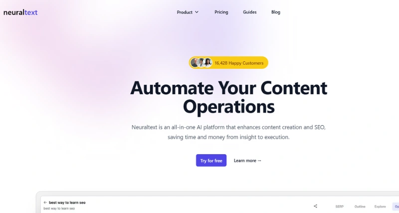 NeuralText - AI Tool Preview