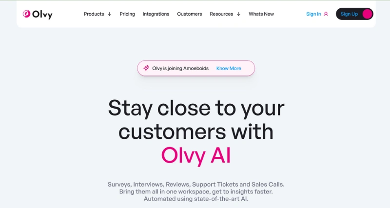 Olvy - AI Tool Preview