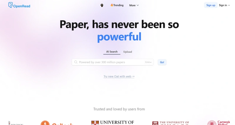 OpenRead - AI Tool Preview