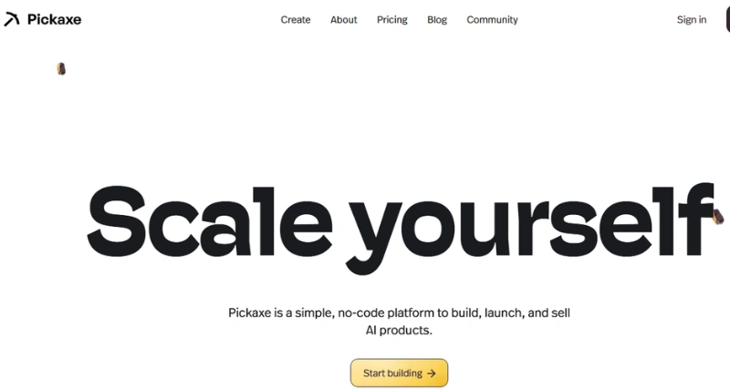 Pickaxe - AI Tool Preview