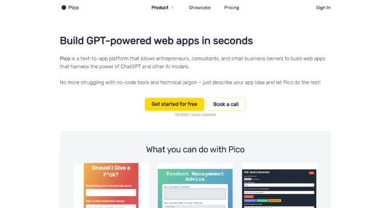 Pico - AI Tool Preview