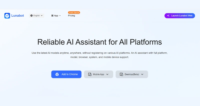 Lunabot - AI Tool Preview