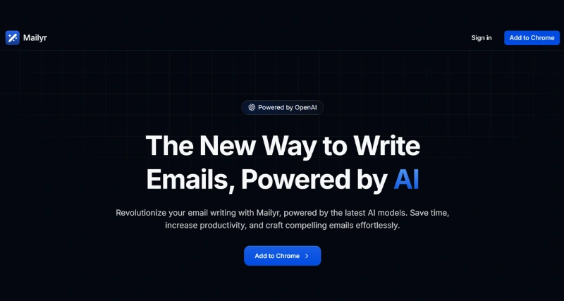 Mailyr - AI Tool Preview